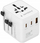 Përshtatës universal udhëtimi Gembird, 20W, 2x USB, USB C, i bardhë