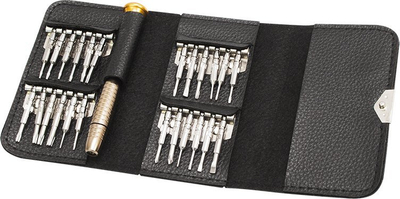 Set kaçavidash Xtreme CRV, 12 bitë, dorezë e rehatshme, i zi