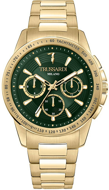 Orë për meshkuj Trussardi T-Hawk R2453153001, e artë