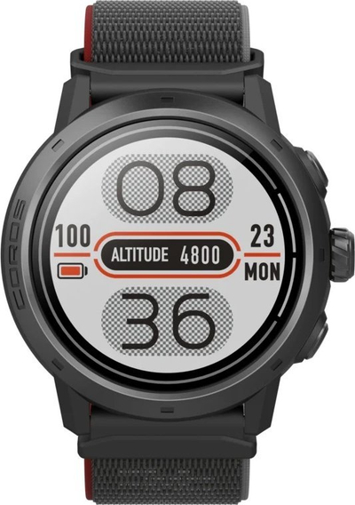 Orë sportive Coros Apex 2 Pro, GPS multisport, ekran 1.3", e zezë