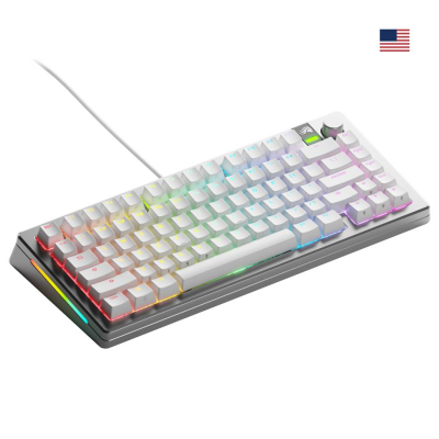 Tastierë Glorious GMMK 3 Pro, 75%, mekanike, argjend