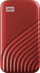 Disk i jashtëm WD My Passport 1TB, SSD, i kuq