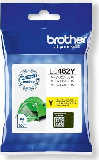 Kasetë boje Brother LC-462Y e verdhë, origjinale
