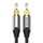 Kabllo optike audio Vention Toslink, 3m, aliazh alumini, gri