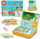 Set magnetik lojërash Classic World Magnetic Forest Animal Play, 60 copë, jeshile