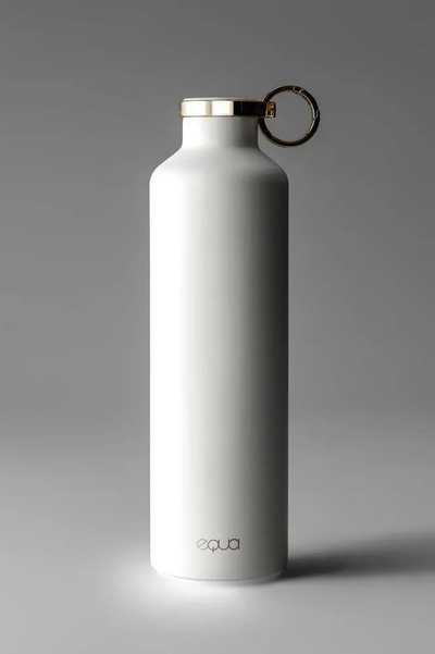 Shishe e mençur uji Equa Smart Bottle Snow White, 680ml, çelik inox, e bardhë