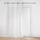Perde e hollë zbukuruese Sheer Curtain, voile me bojaxhes, 140x280 cm, e bardhë