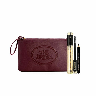 Set kozmetike Collistar Volume Mascara Box- maskarë + laps Kajal + çantë kozmetike