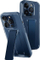 Mbrojtëse telefoni UNIQ Heldro Mount Plus për iPhone 15 Pro, me stand, blu e errët
