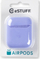 Kapak silikoni për AirPods eSTUFF Pale, soft touch, lejla pastel