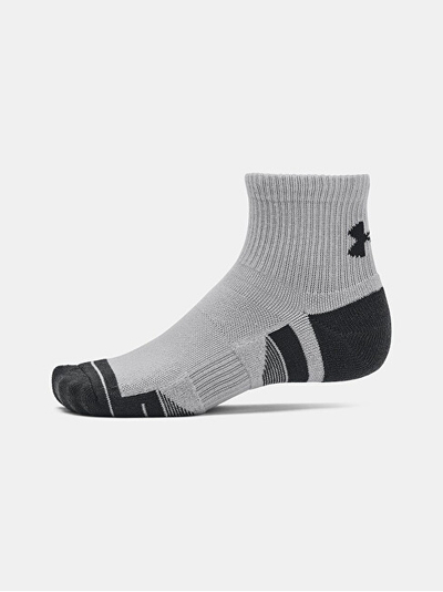 Set çorape Under Armour, 3 palë, të bardha/hirta/zeza