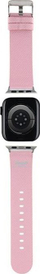 Rrip për Apple Watch Hello Kitty, lëkurë vegane PU, 38 40mm, rozë