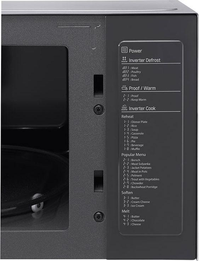 Furrë me mikrovalë LG MH6565CPS, 25L, me grill, inox argjendi