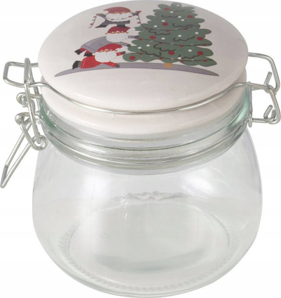 Enë kuzhine Monti, porcelani me kapak, 450 ml, e bardhë