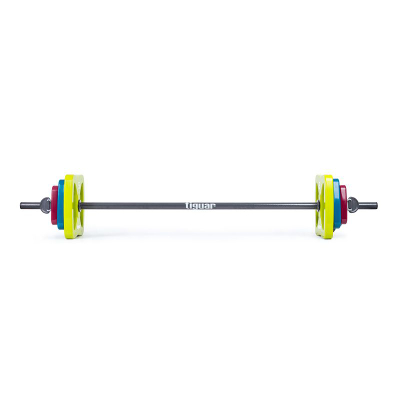 Set shufër peshe Tiguar Power Gym TI PG005, 140cm, me disqe butterfly, shumëngjyrësh