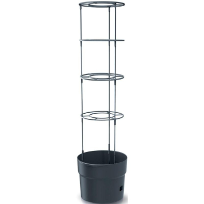 Саксија за домати Prosperplast Tomato, со решетка, 18L, темно сива