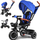 Tricikël për kalamaj Tiny Bike SP0650, 3 në 1, me tendë, blu