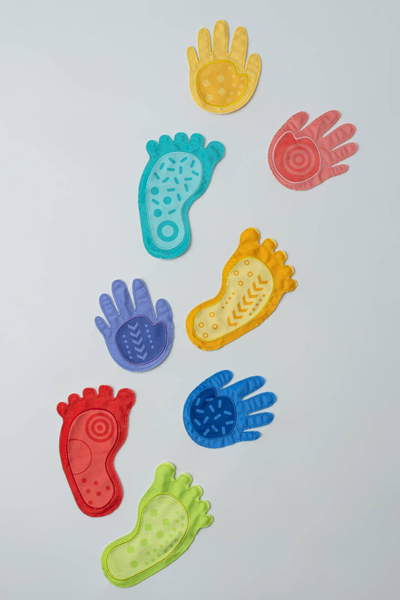 Set loje shqisore Hencz Moms Care Sensory Path, 8 copë, shumëngjyrësh
