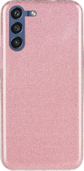 Kllëf telefoni Shining për Samsung Galaxy S21 FE 5G, TPU PC, me shkëlqim, rozë