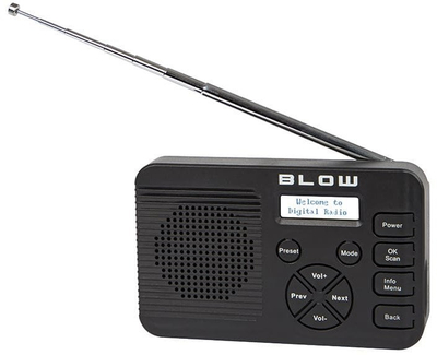 Преносно радио BLOW RK4, DAB+ FM, блутут, црно
