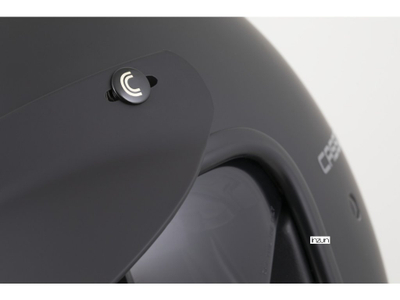 Helmetë moto CASSIDA Oxygen 2.0 Solid, open face, vizor dielli, e zezë mat gri e errët