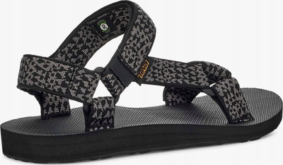 Sandale për burra Teva Original Universal, REPREVE, taban EVA, të zeza