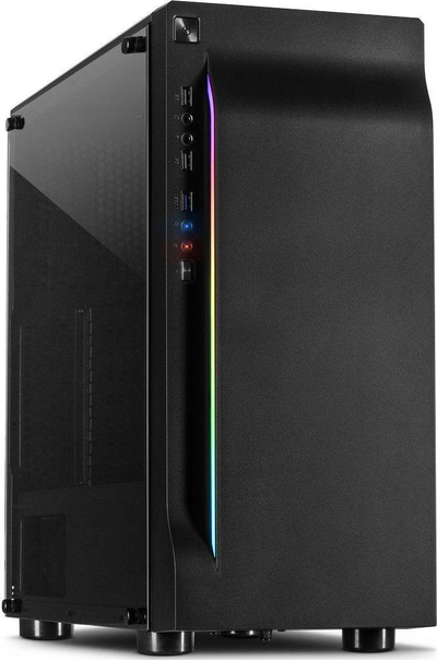 Kasë Inter-Tech A-3411 Creek RGB, Midi Tower