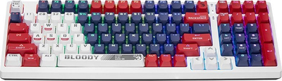 Tastierë mekanike A4TECH Bloody S98, 98 taste, RGB, blu Navy