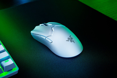 Mouse gaming Razer Viper V2 Pro, wireless, deri 80h bateri, i bardhë