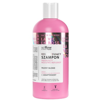 Shampo me ngjyrë So!Flow, rozë, 300ml
