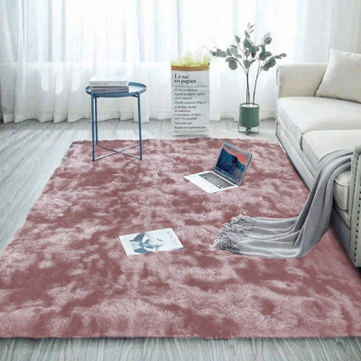Tapet Strado Ombre Shaggy, 200x290 cm, antirrëshqitës, vjollcë rozë