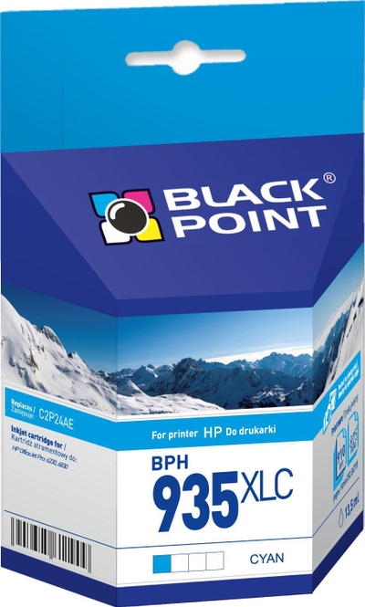 Кертриџ со боја Black Point BPH935XLC, сина (cyan), 13.5 ml, 910 страници