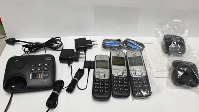 Telefon pa tel Gigaset A690A, analog DECT, me shfaqje numri, i zi