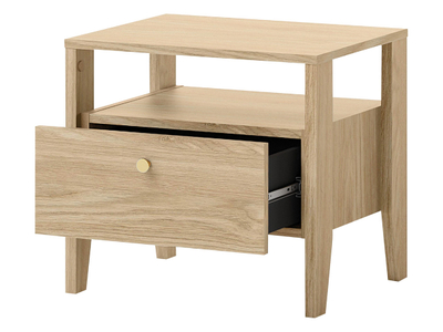Komodinë nate me 1 sirtar SNUGLY SU-04, bezhë
