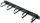 Panel menaxhimi kabllosh Value 26990310, 1U, 19", i zi