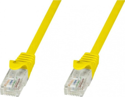 Kabllo rrjeti Techly ICOC CCA5U-005-YET, UTP CAT5e, 0.5m, e verdhë
