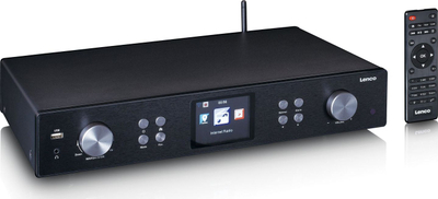 Radio interneti Lenco DIR-250BK, DAB+, Bluetooth, e zezë