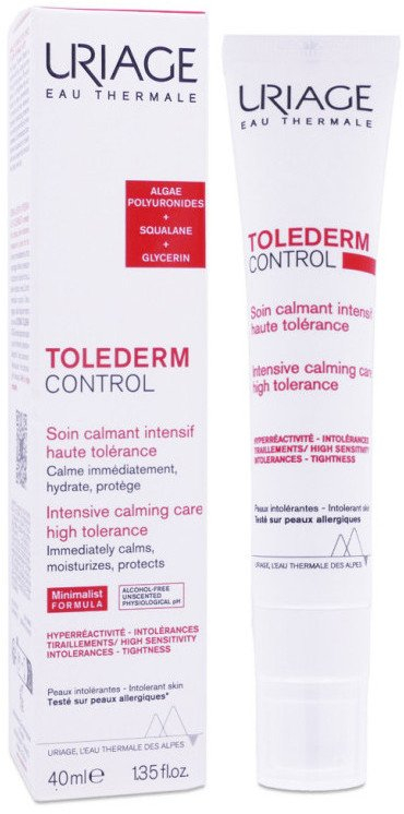 Krem fytyre Uriage Tolederm Intensive Calming Treatment, për lëkurë shumë të ndjeshme, 40ml