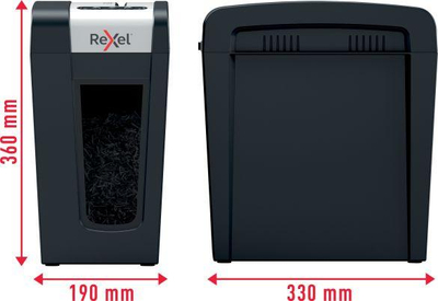 Makinë shkatërrimi dokumentesh Rexel Secure MC4 SL, prerje mikro P 5, 14L, e zezë