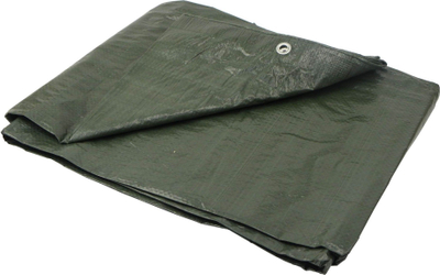 Заштитна церада GEKO STANDARD, 2x4 m, PE, зелена