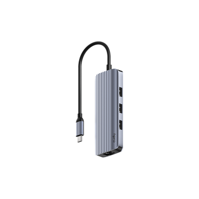 6-In-1 USB-C Hub with Gigabit Ethernet Port, UH606