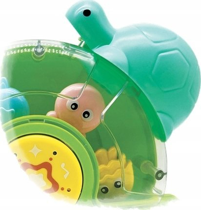 Lodër për banjo Teka Turtle Water Carousel, karusel uji, me kupa thithëse, shumëngjyrëshe