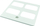 Kapak sipër për flange Eaton XSPTF1004, 1000x400 mm, IP55, i bardhë