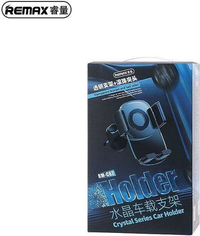 Mbajtës telefoni për makinë Remax RM-C62, vihet te ventilat, transparent