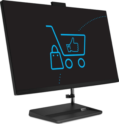 Kompjuter AIO Lenovo IdeaCentre 3 27IAP7, 27" FHD, i5 gjenerata e 12‑të, 16GB RAM, 512GB SSD, i zi