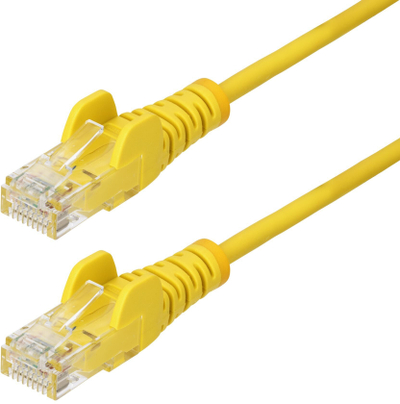 Kabllo rrjeti StarTech CAT6 Slim UTP, RJ45, 2.5 m, e verdhë