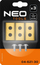 Tehë për kositëse robotike Neo 04-621, set 3 copë, titan i veshur