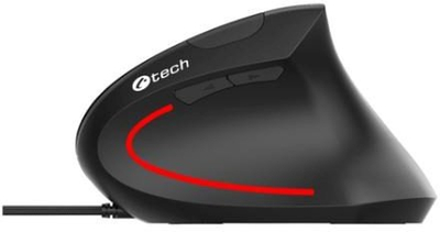 Maus vertikal C TECH VEM 09C, 1600 DPI, 6 butona, i zi