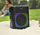 Kutizë zanore Trust Azura, party speaker Bluetooth, 100W, me drita RGB LED, e zezë