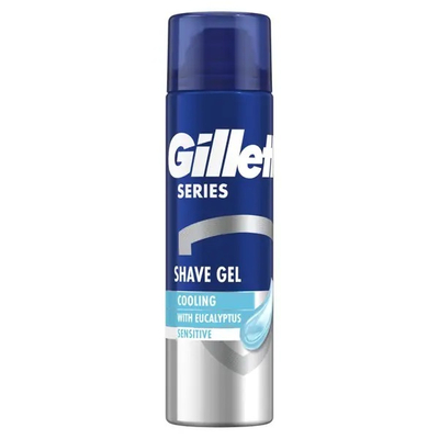 Гел за бричење за мажи Gillette Series Sensitive Eucalyptus (Cooling Shave Gel), 200 мл
